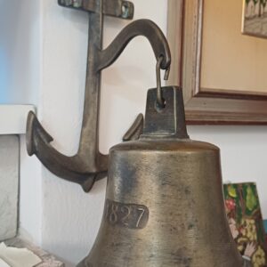 CAMPANELLO DA PARETE IN BRONZO