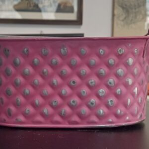 PORTA OGGETTI FUCSIA LATTA