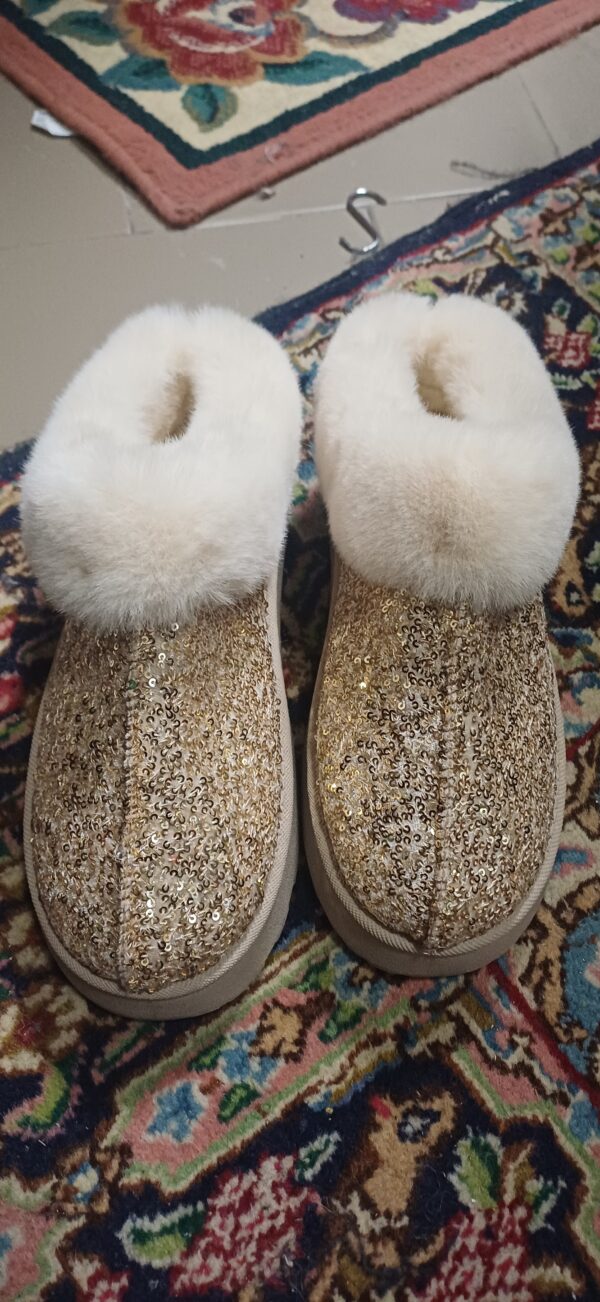 SCARPONCINO PAILLETTES ORO