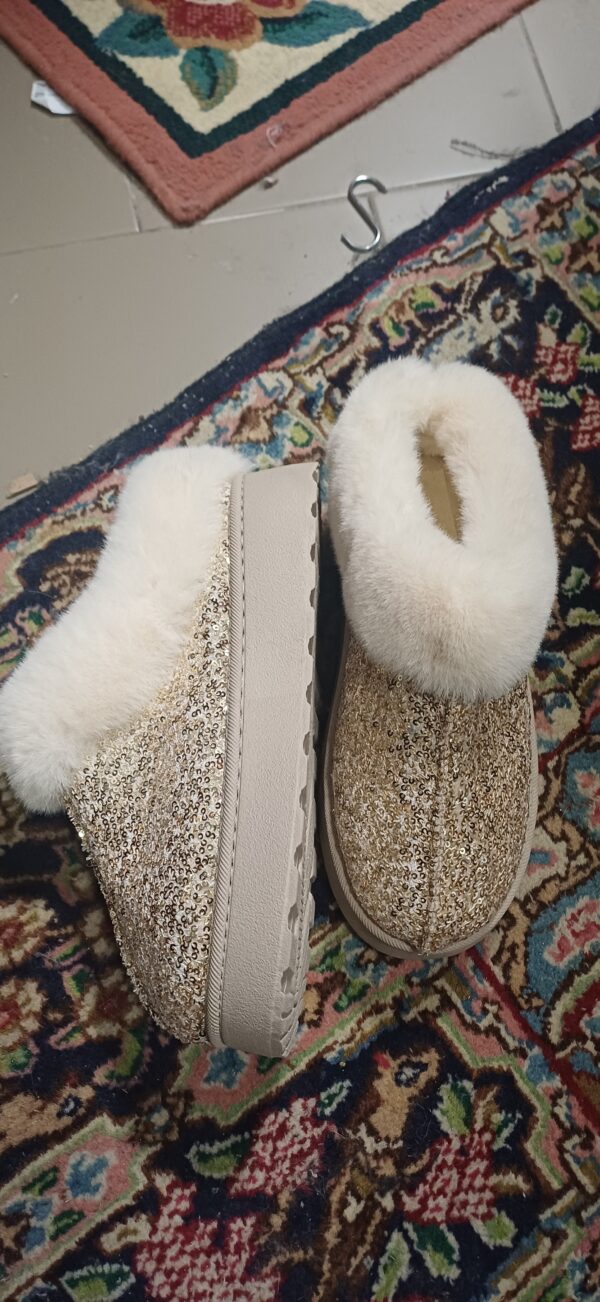 SCARPONCINO PAILLETTES ORO - immagine 2