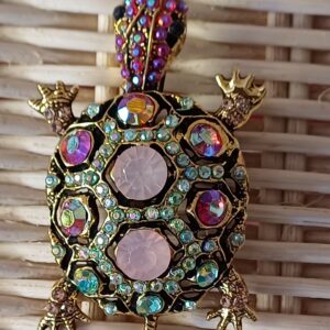 SPILLA METALLO E STRASS