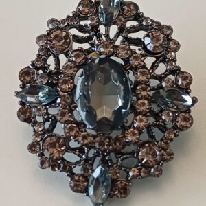 SPILLA MOD VINTAGE STRASS GRIGI
