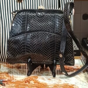 Borsetta tracolla vintage rettile